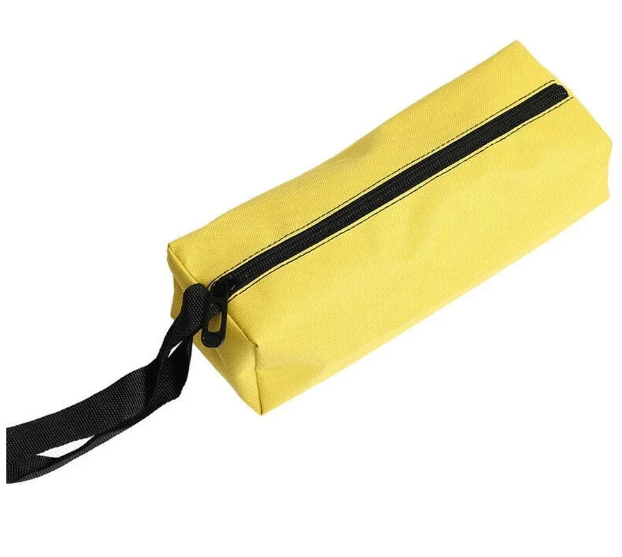 25*8.5*7 Cm Canvas New Durable Repair Tools Case Portable Tool Bag Zipper Storage Bag Pouch Organizer for Workers