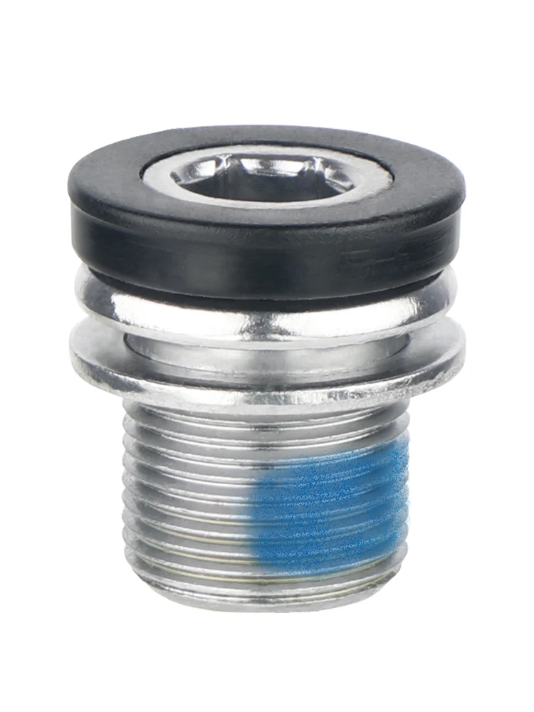 AliExpress DEEMOUNT Bicycle Splined Bottom Bracket Bolts M15 Fits SHIMANO BB-ES25 Crank Arm Fastening Hex Slot Adhesive-coated Screws W/ Rubber Ring