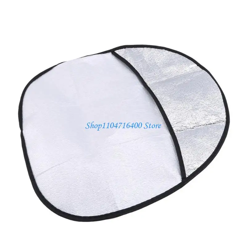 Y1GD Universal Teadering Wheel Cover Sunshade Cover Parasols Shield يمنع ارتفاع درجة الحرارة