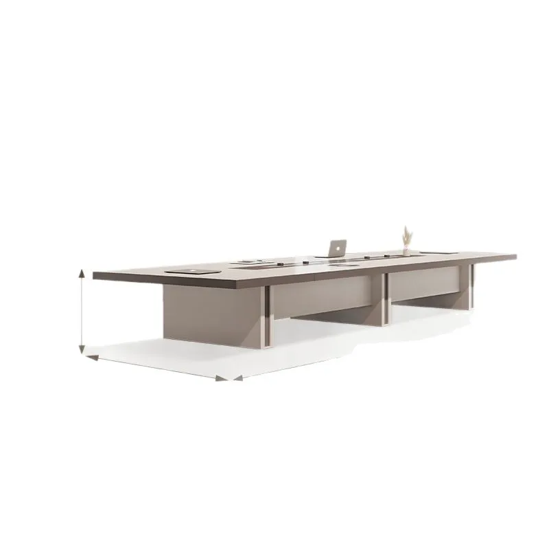 Office conference table Large thickened meeting room Light luxury High sense Modern simplicity
