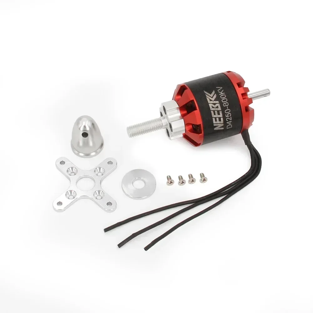 NEEBRC 4250 RC Outrunner Brushless Motor 600KV 800KV 3-7S with 80A V2 ESC Speed Controller for FPV Fix-Wing Drone Multicopter