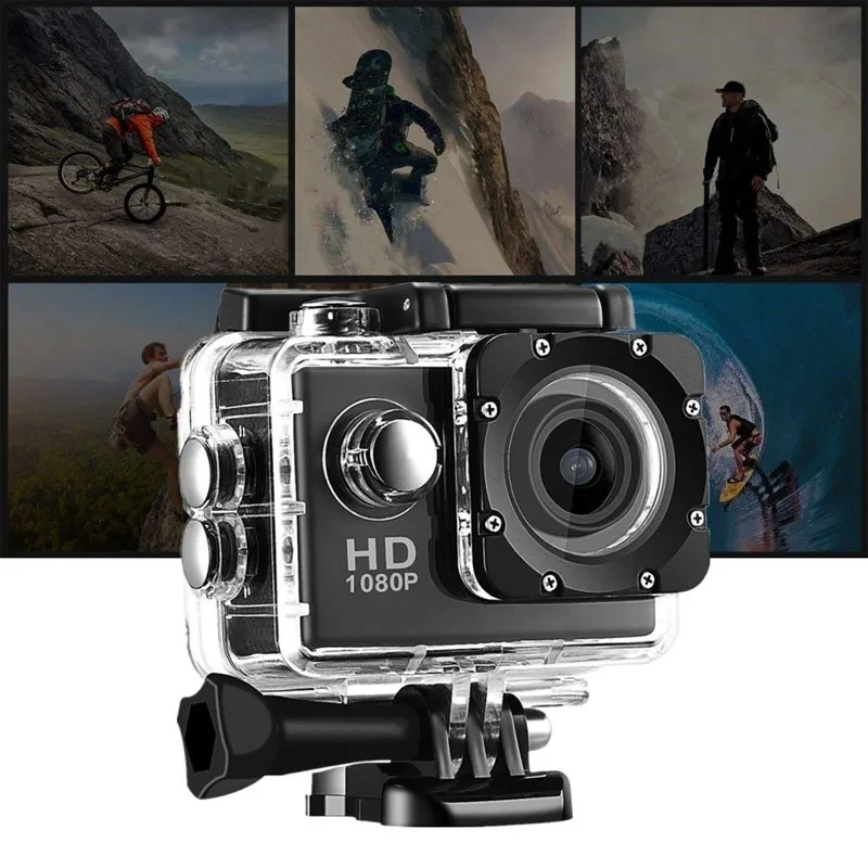 

Action Camera 1080P/30FPS WiFi 2.0" 170D 4K Underwater Waterproof Helmet Video Recording Sports Cameras Outdoor Sport Mini Cam