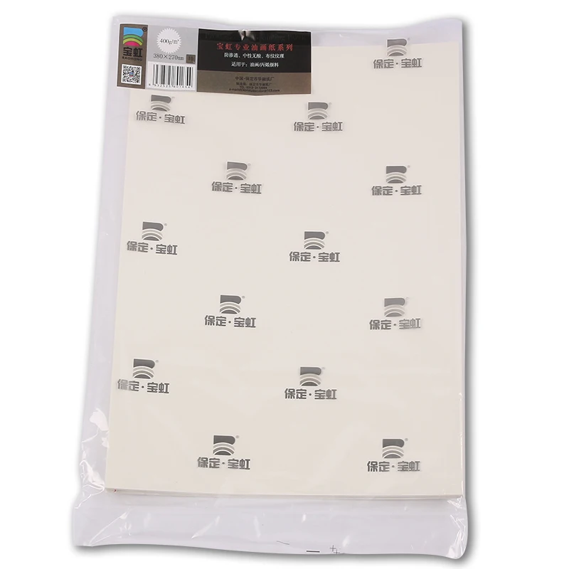 Baohong النفط اللوحة ورقة 400 جرام المهنية الاكريليك اللوحة كتيمة ل الزيتية ورقة القماش سطح 38 سنتيمتر * 27 سنتيمتر الفنان قماش #5