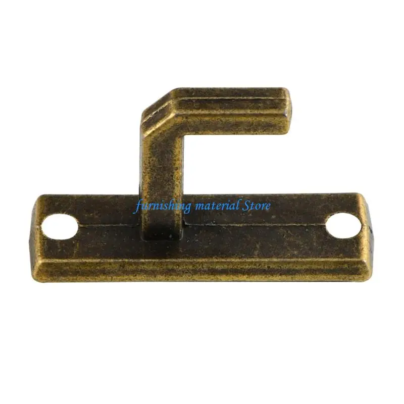 

Y5GD Retros Styles Zincs Alloys Box Lock Clasps Metal Door Latches Guard for Antique
