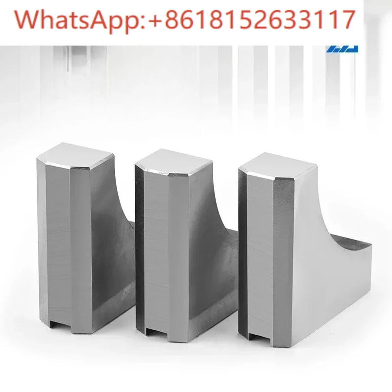 ظرف هيدروليكي ثلاثي الفك، فك ناعم على شكل حرف L، 6 بوصة، 8 بوصة، 10 بوصة مخلب شاهق 80100120 تجنب أربعة محاور