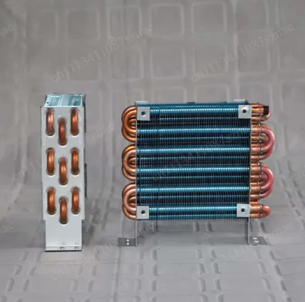 CP3X6X120 Micro Mini Condenser Air-Cooled Copper Tube Finned Radiator Evaporator with 120 Single Fan
