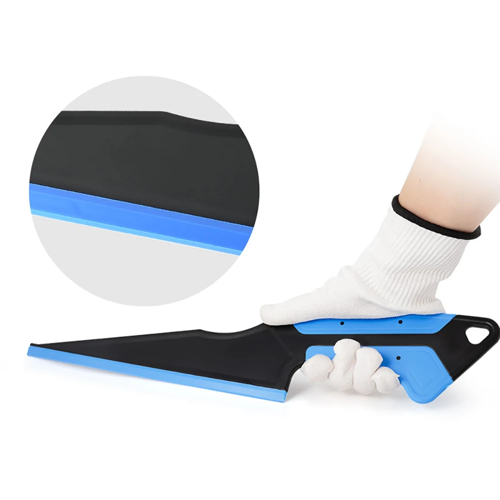 EHDIS Handheld Windshield Scraping Squeegee No-Scratch Rubber Edge Tinting Tools Window Film Glass Cleaning Water Removal Wipers