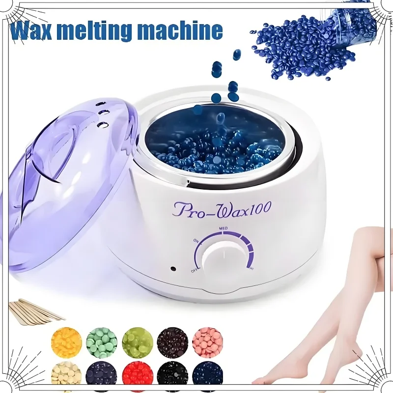 Wax Heater Depilatory Epilator Hair Removal Machine Wax-Melt Waxing Kit Paraffin Heater Wax Beans Bead Heating Machine 500CC