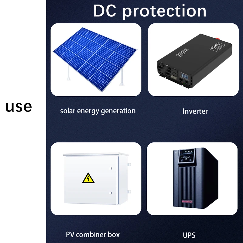 Obwód DC wyłączniki energia słoneczna fotowoltaiczna przełącznik MCB 500V 16A 20A 32A 40A 63A przełącznik powietrza dodatni ujemny ochrony PV MPPT