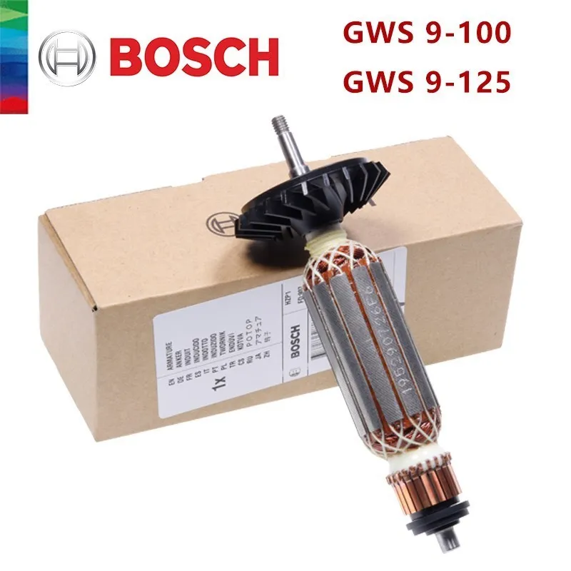 

AC220V-240V Armature Rotor Anchor Replacement for BOSCH Angle Grinder Repair GWS900-100 GWS900-125 GWS9-115 GWS9-125