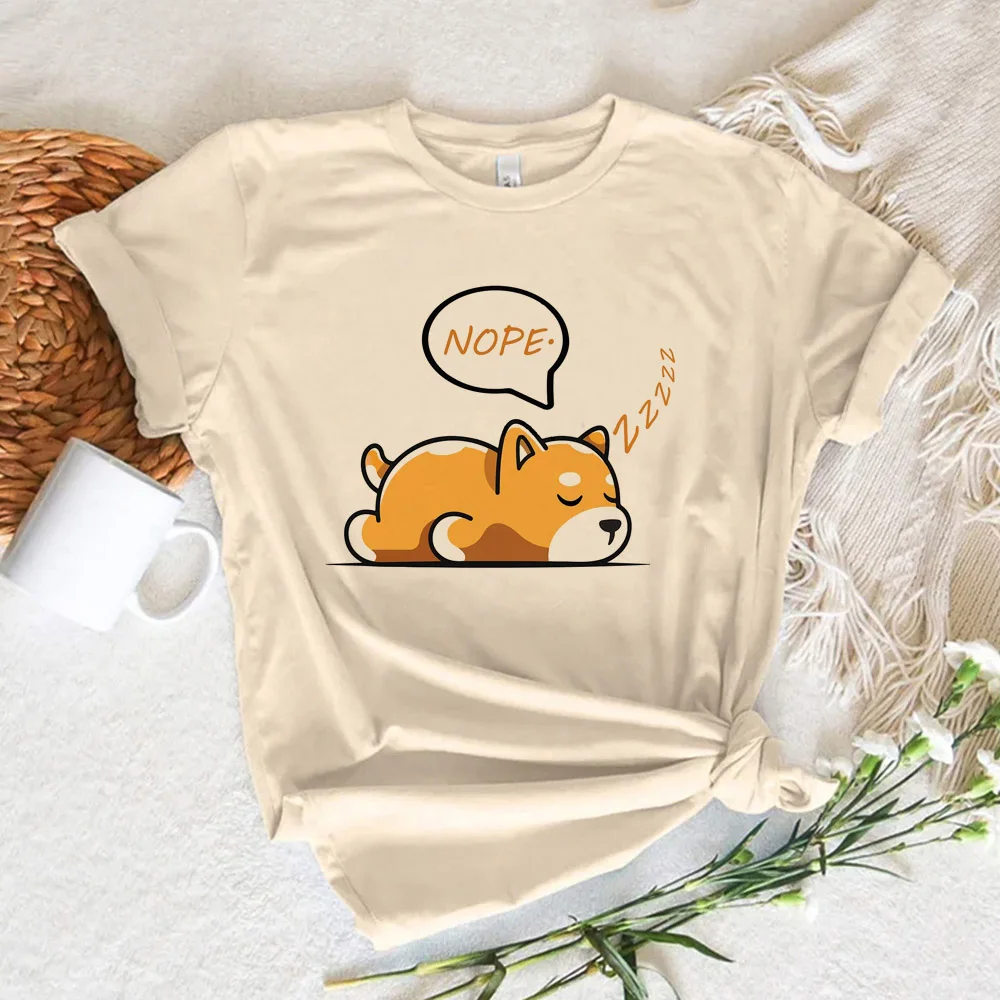 

Женская футболка с принтом Сиба-ину, в стиле Харадзюку