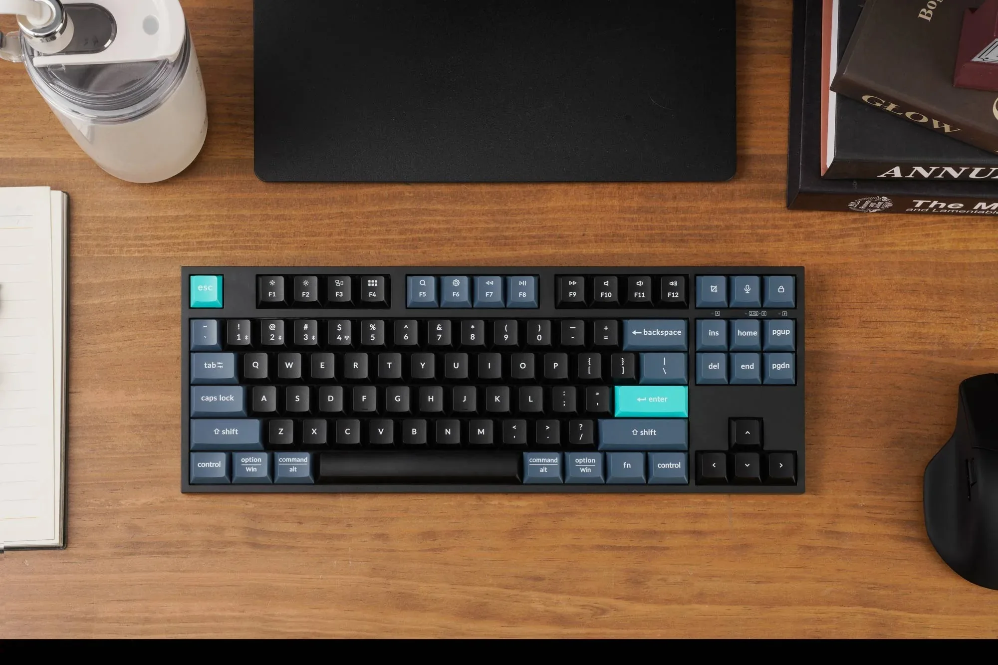 Keychron B33 clavier sans fil 80% TKL disposition mécanisme à ciseaux commutateur frappe silencieuse connexion 2.4G