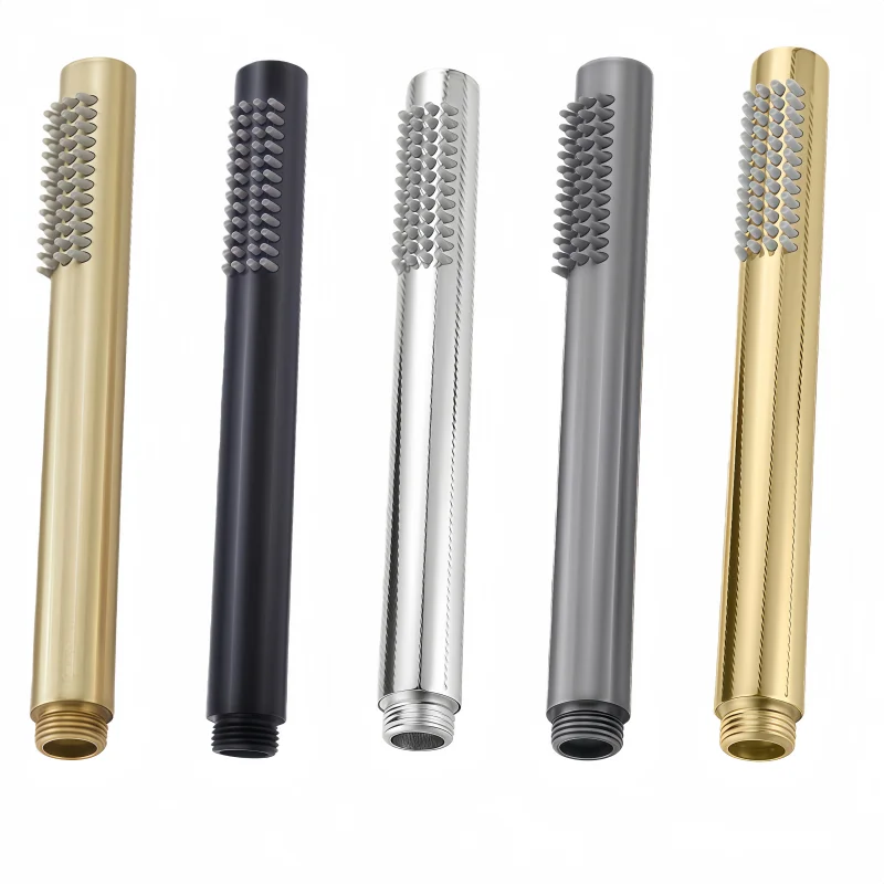 Brass Handheld Shower Head Brushed Golden Hand Held Shower Sprayer Nickel Bath Sprinkler Matte Black Rose Gold Handshower Chrome