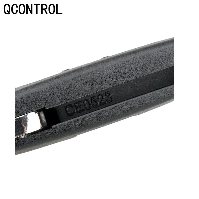 QCONTROL 433MHz chiave a distanza per auto adatta per Peugeot 207 307 308 407 807 Expert Partner CC SW (CE0523 ASK/FSK) 4 pulsanti HU83 Blade