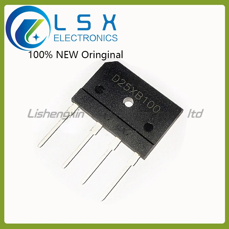 New/5pcs D25XB100 induction cooker high power rectifier bridge stack 800V 25A Original On stock