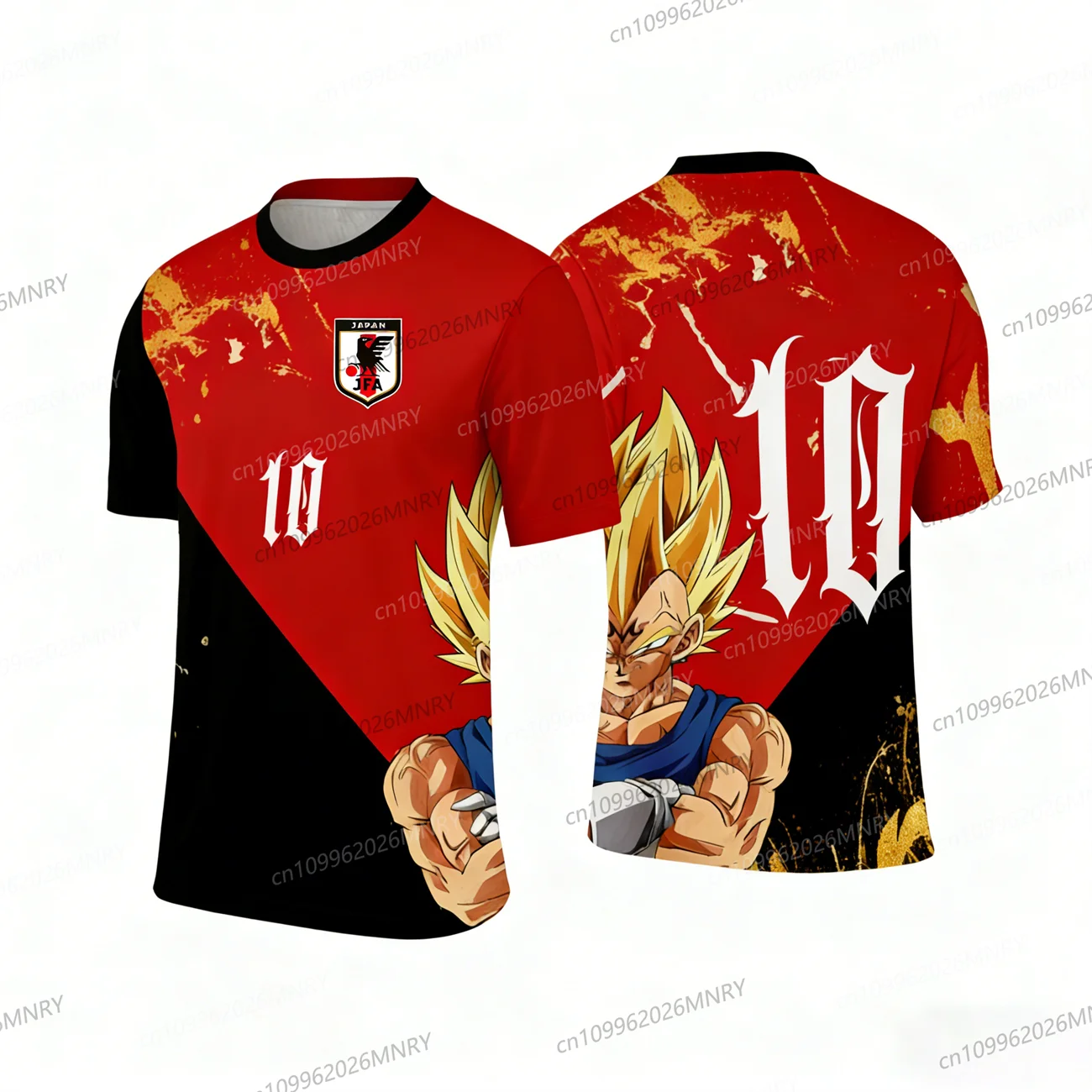 

Japanese Anime Dragon Ball Z t shirt for man Special Girl t-shirts Football Jersey T-shirt Vegeta 3D Printed clothes for man