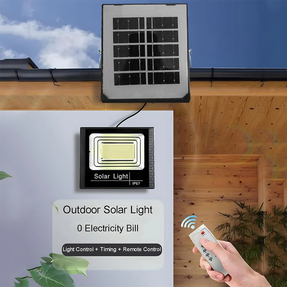 โคมไฟติดผนังพลังงานแสงอาทิตย์ IP67 กันน้ําสมาร์ทโคมไฟติดผนัง Auto-On Flood Light Sensor Spot ไฟสําหรับ Garden Courtyard