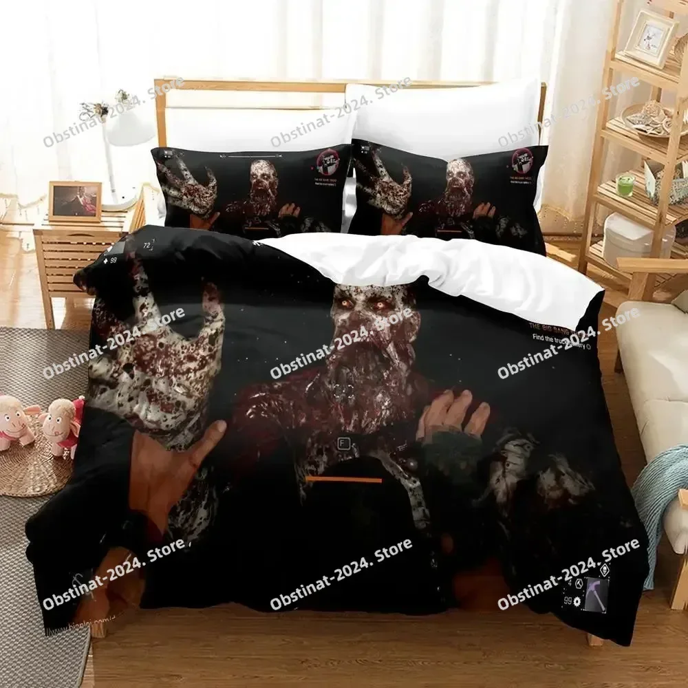 3d Game Dying Light 2-стойный комплект постельного белья человека с принтом, комплект постельного белья с наволочкой, пододеяльник, одинарный, двойной, Queen Super King Size