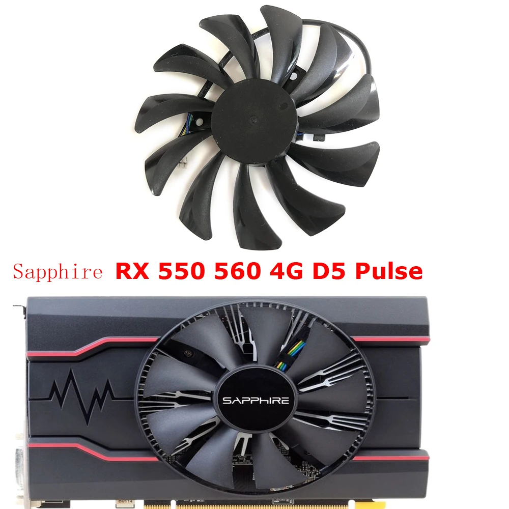 Ventilador para tarjeta de vídeo,para PowerColor RX 6400 RX6400 ITX 4GB, HA9010H12F-Z