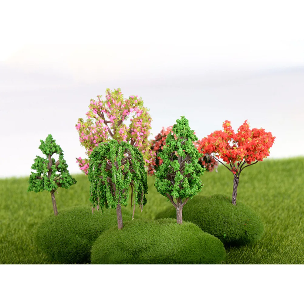 

Artificial Mini Trees Plastic Tree for Home Office Decoration Plant Model Landscape Accessories Scenery Garden LandscapingPine