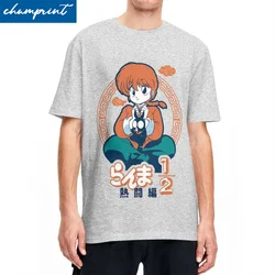 Anime Manga Ranma T-Shirt Men Cotton Tops Shirts Novelty Round Neck Short Sleeve