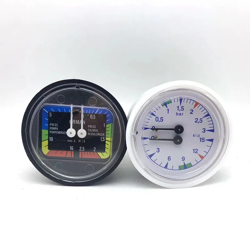 

CMA Astoria WEGA Coffee Machine Pressure Gauge Double Pointer Barometer Water Pressure Gauge Coffee Machine Accessories