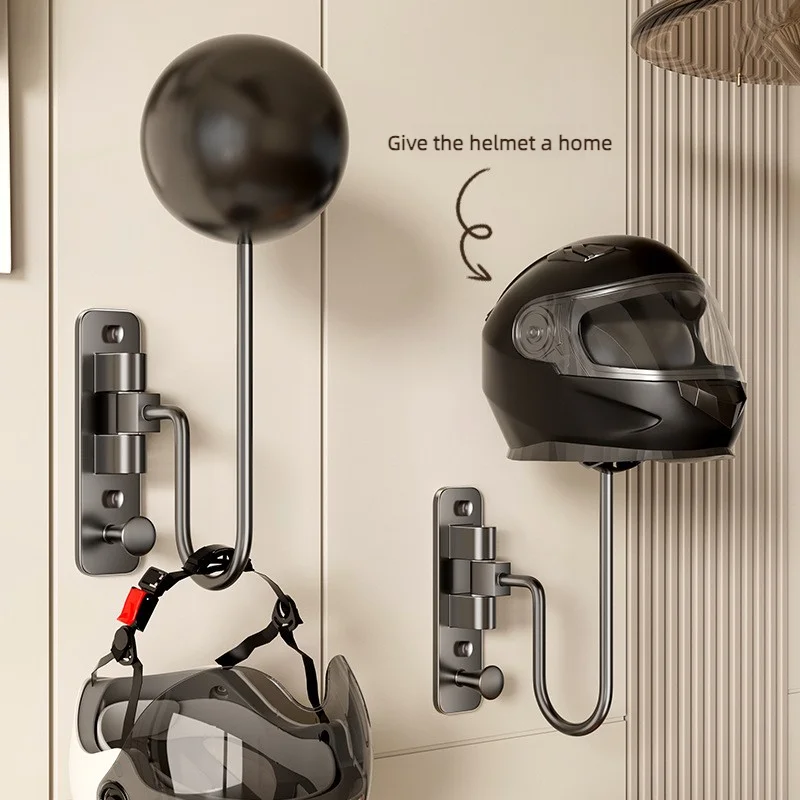 Motorcycle Gear Hanger - Motorradhelmhalterung, drehbar um 180 Grad °