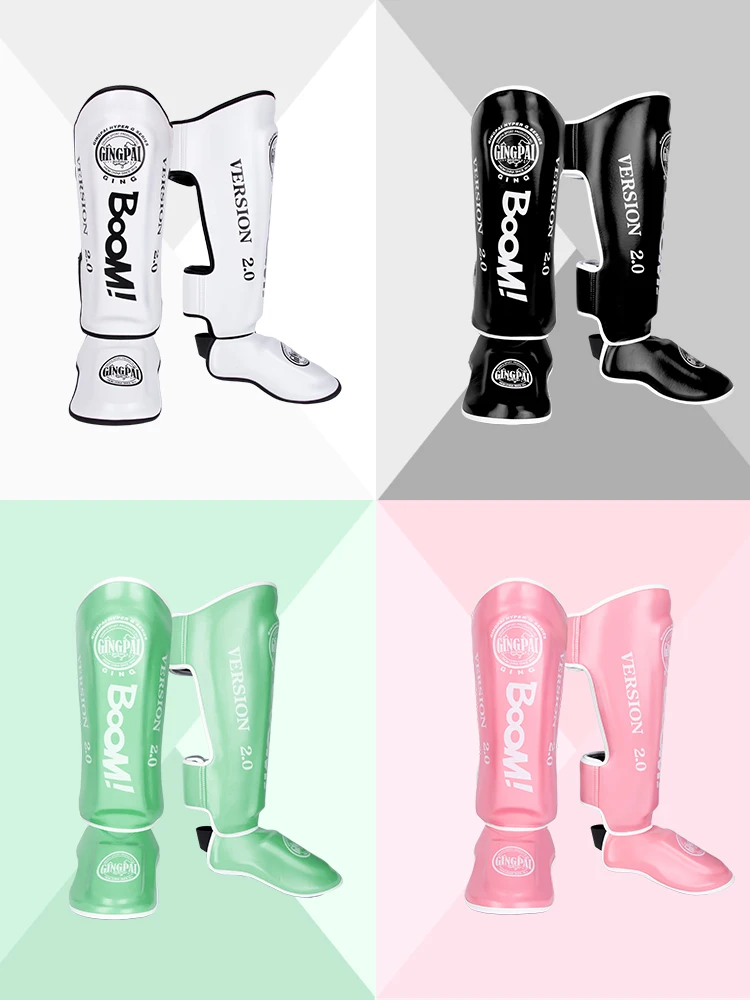thiened-boxing-leg-guards-martial-arts-training-kung-fu-sanda-thai-boxing-foot-ba-protection-adult-and-children's-fight
