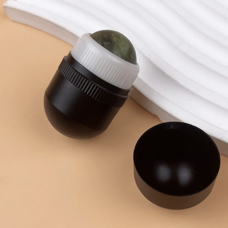 1pc mini eye massage ball with metal casing detachable Xiuyan jade roller massage tool