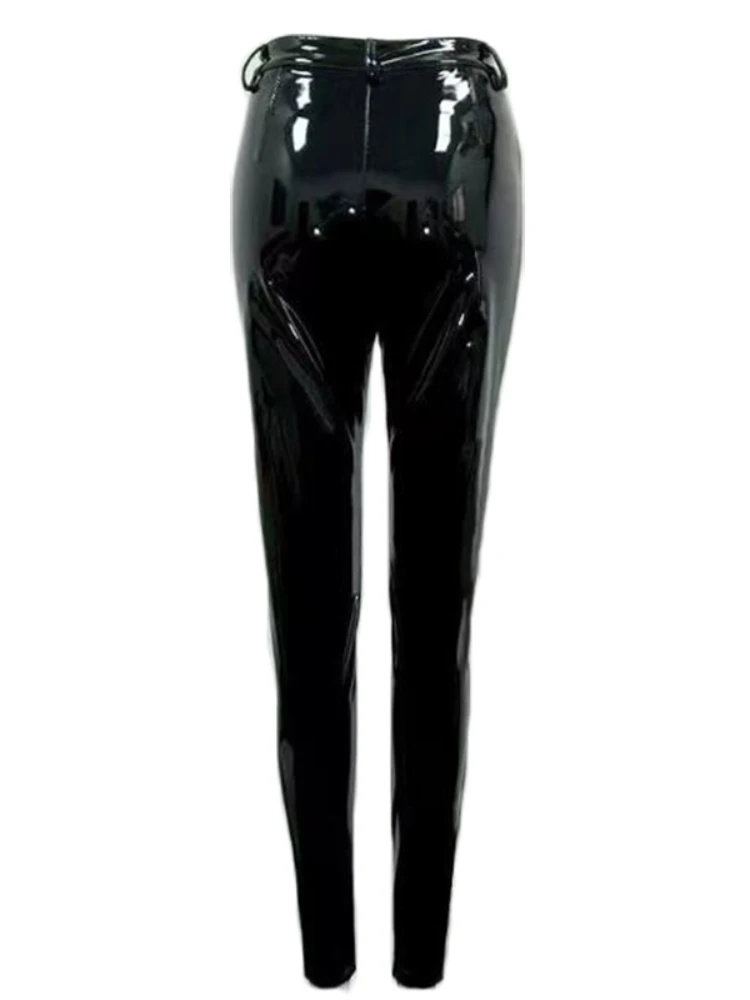 2020 Full Length Sexy Pantalon Femme Women Pants High Quality Ladies Pants Bodycon Pants PU Leather Pants Women Trousers