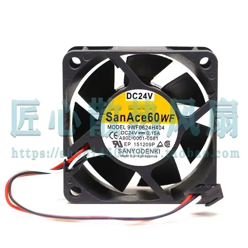 New 9WF0624H404 A90L-0001-0581 24V 0.15A 6CM 60*60*25MM FANUC amplifier cooling fan