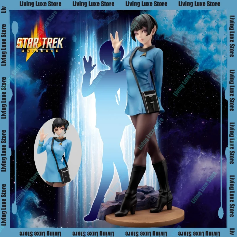 20cm Star Trek Bishoujo Vulcan Science Officer Anime Girl Figure Command/Medical Officer Action Figure Collection Model Kid Toys