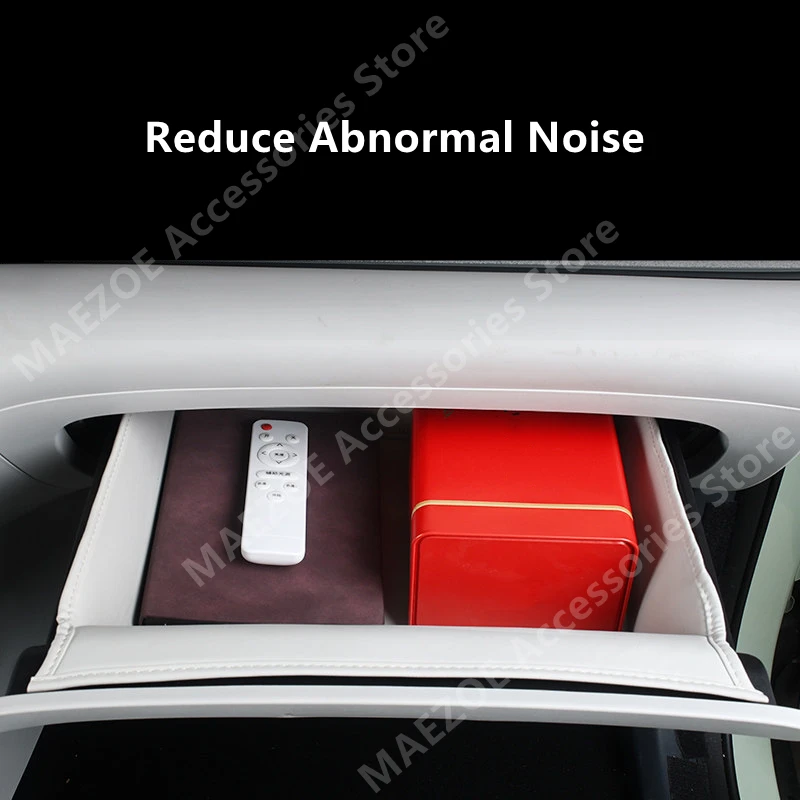 For GEELY EX2 25-26 Glove Box Leather Mat,Car Interior Decoration Protection Modification Accessories Refit