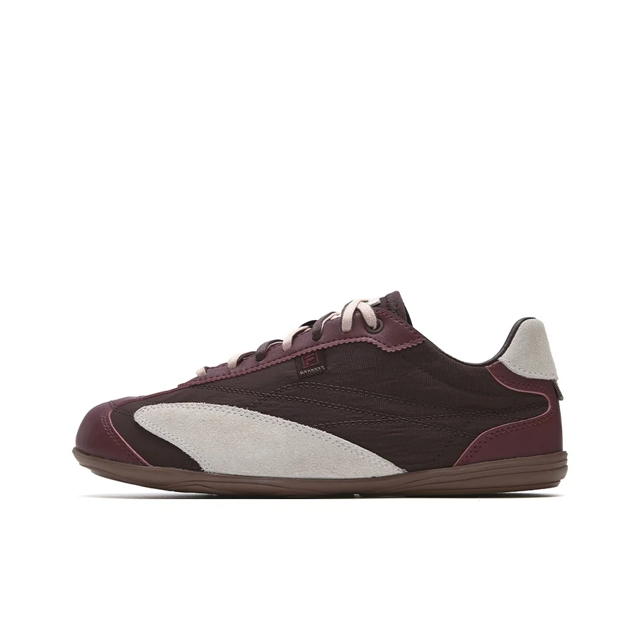 FILA RITMO SLEEK German Army Trainers Women's Low Top Burgundy F12W633209FBC
