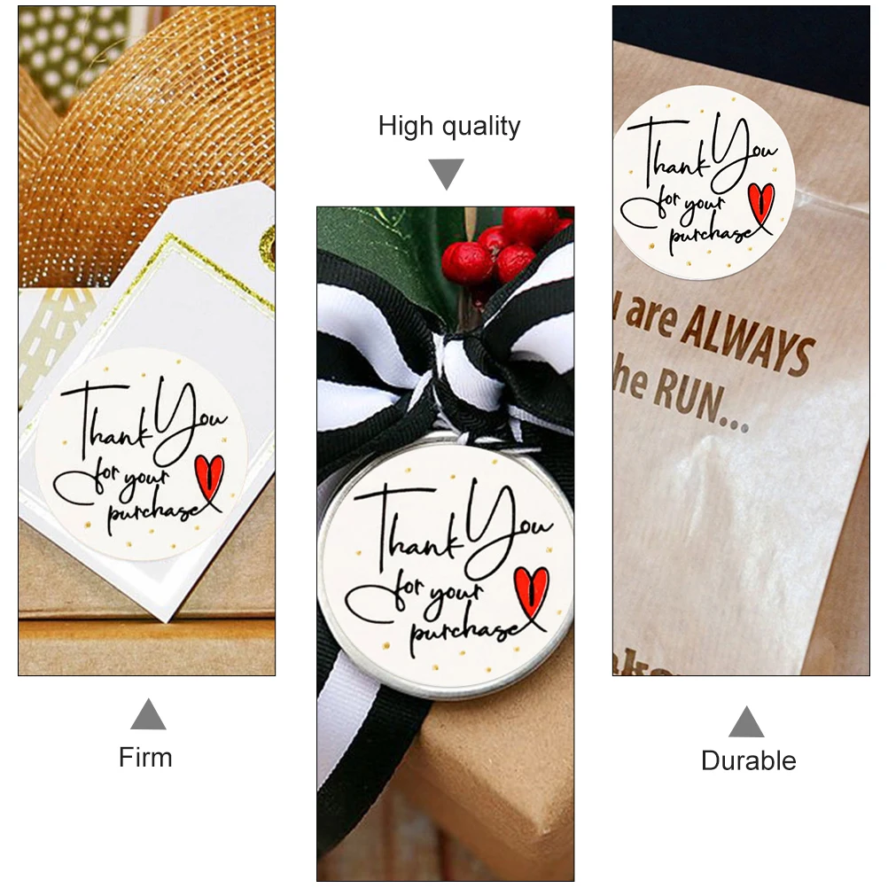 500 шт., бумажные праздничные подарочные этикетки, наклейки для декора, наклейки для ноутбука, мебельная упаковка, бирки, креативный дизайн с благословением, легко