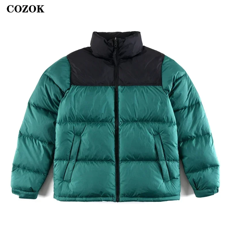 Cozok Women's Winter Fashion Warm Down Jacket Men's Outdoor Top Jacket Couple Style Jacket High Quality 1:1 1996 Embroidery 700