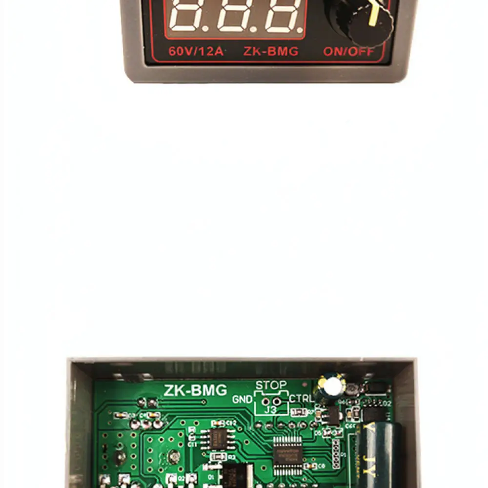 DC PWM Motor Speed Controller 9V 60V 12A 500W Regulator Unit For Industrial Fan LED Dimmer Variable Speed Applications
