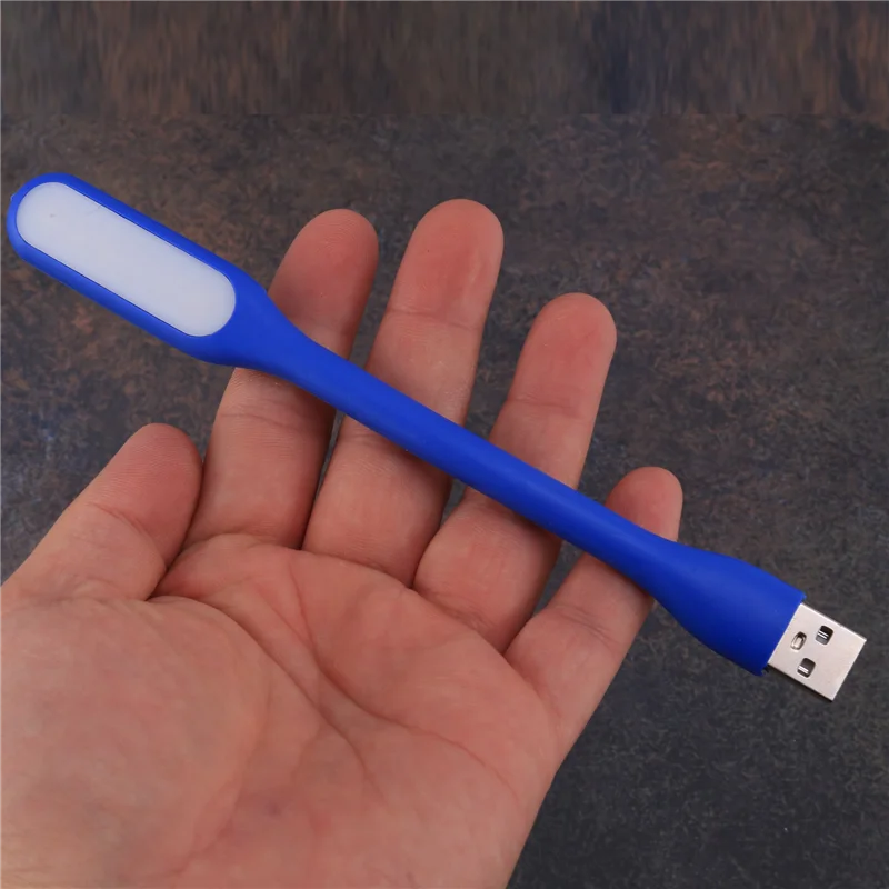 

ABAH-3X Flexible USB Portable Mini LED Lamp 5V 1.2W For Table Light Random Color
