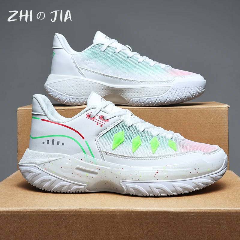 

High Quality Mesh Basketball Shoes Men Fashionable and Trendy Sports shoes Outdoor Competitions and Training Anti Slip Sneaker