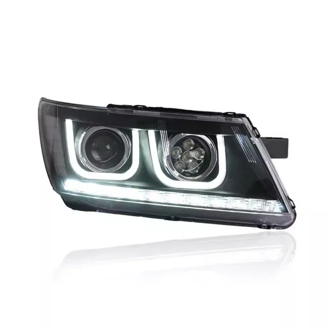 LED Xenon Front Bumper Headlight for Dodge Journey 2009-19 modified Lens Daytime Running Light Turn signal Auto Accessories