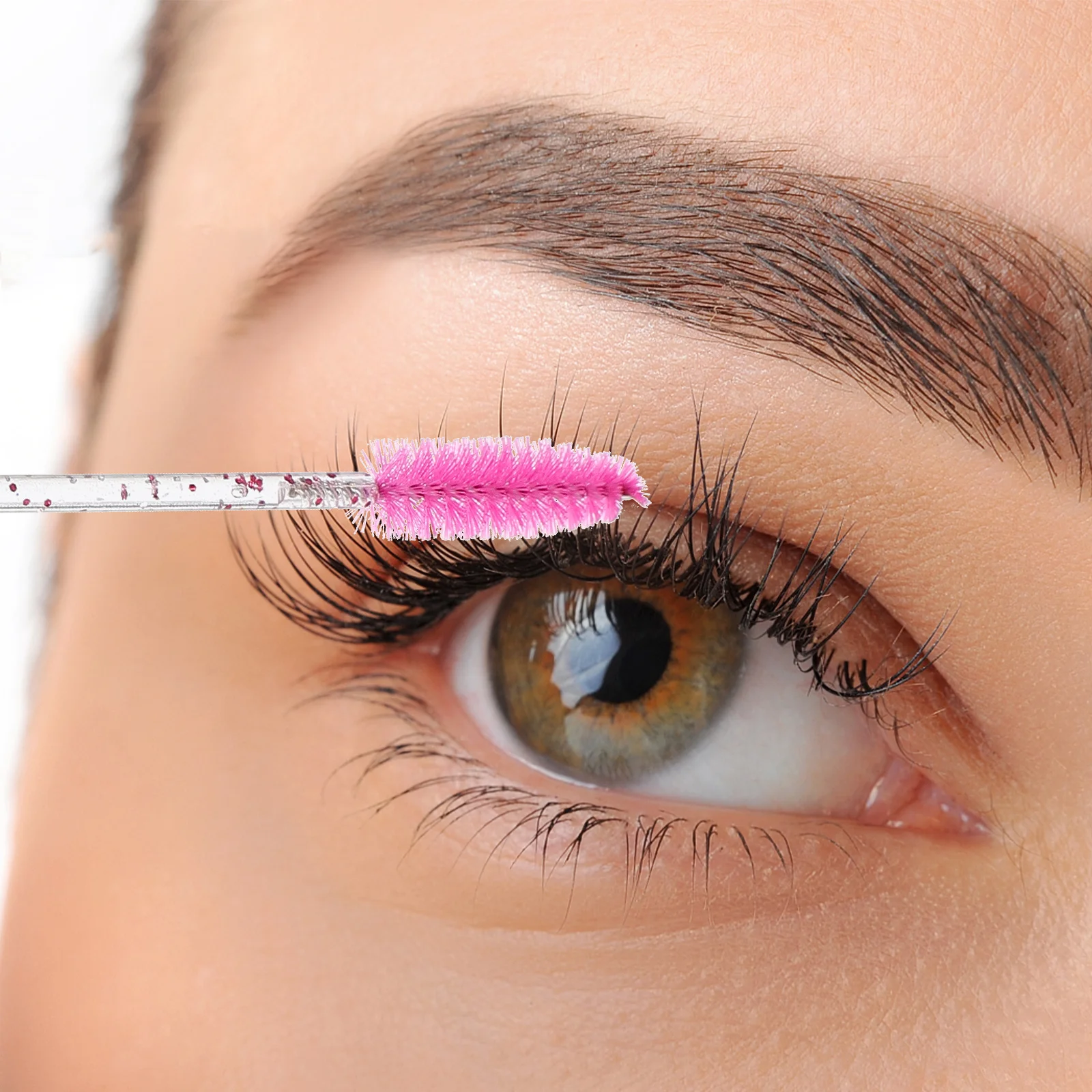 20 قطعة من فرش مكياج الرموش أدوات محمولة مدمجة مناسبة للاستخدام الشخصي الاحترافي عصي الماسكارا مشط حواجب الرموش للسفر #6