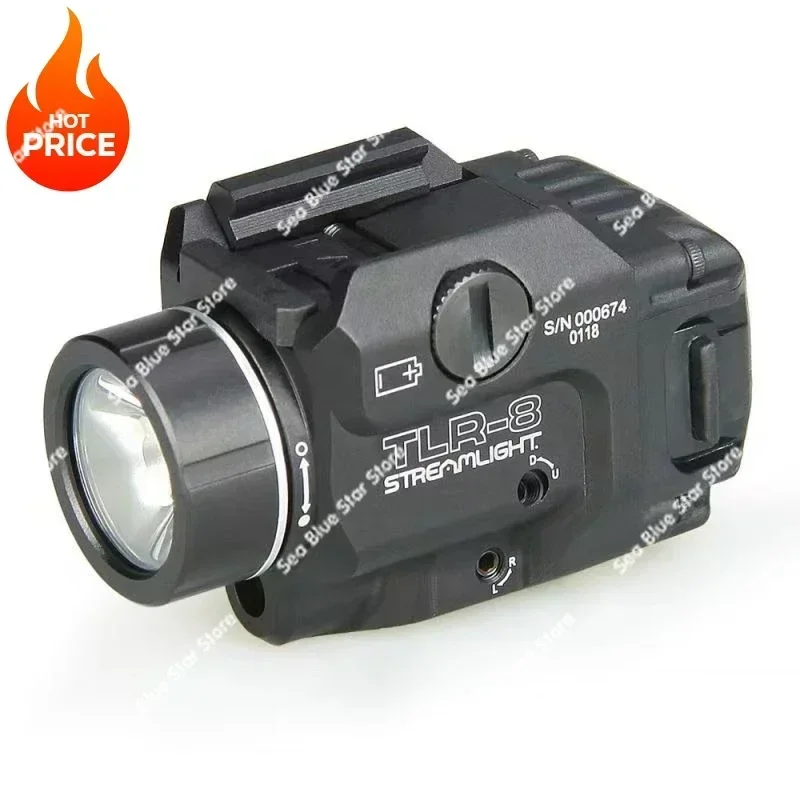 Hot-selling  tactical under hanging strong light flash flashlight, suitable for 20mm baseplate outdoor lighting