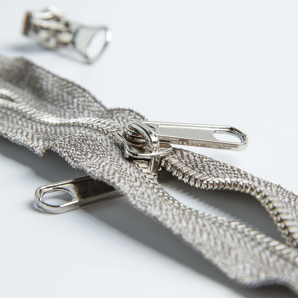 

Silver Coated Conductive Zip for Sewing, EMF Shielding Garments