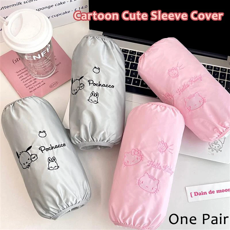 Sanrio Kuromi Waterproof Oilproof Oversleeves Cute Cartoon Cinnamoroll My Melody Sleeve Sleeve Cuff Kitchen Supplies Gifts