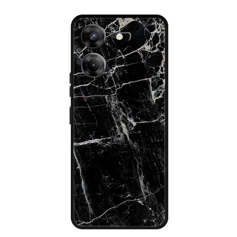 For Tecno Pova 5 Case Pova5 Phone Cover Shockproof Black Silicone Soft Back Cover Case For Tecno Pova 5 Phone Case Funda Coque