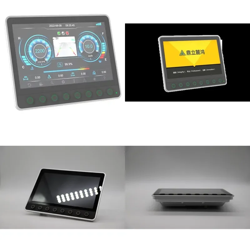 Industrial Capacitive Control Round Knob Touch Panel Uart Serial Screen Display Electrical Equipment DL-DIS90(Linux)