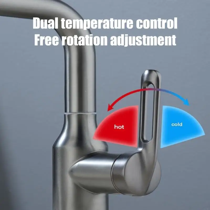 

Гибкий поворотный кран, включая давление воды, конструкция шарнира на 360 градусов, металлическая конструкция, раковина для