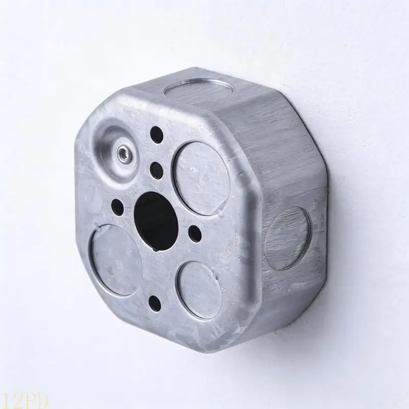 12PD Deep Box 4x4inch with Multiple Knockout Galvanized Steel for Projects