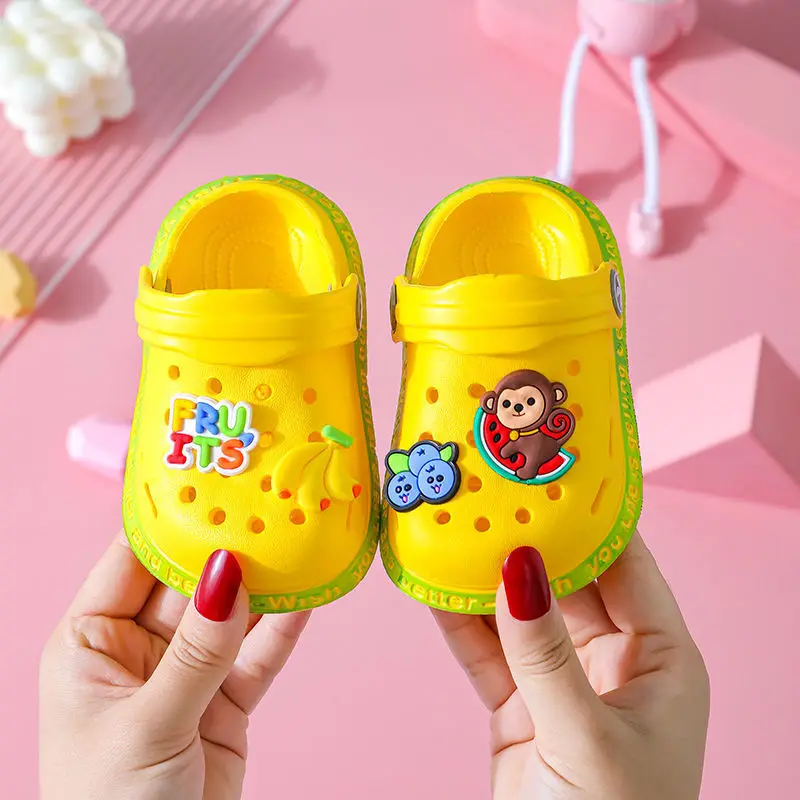 2024 Summer Baby Shoes Sandals for Girls Boy Mules Baby Girl Shoes Cartoon Sandal Infantil for Boy Children\'s Garden Shoes