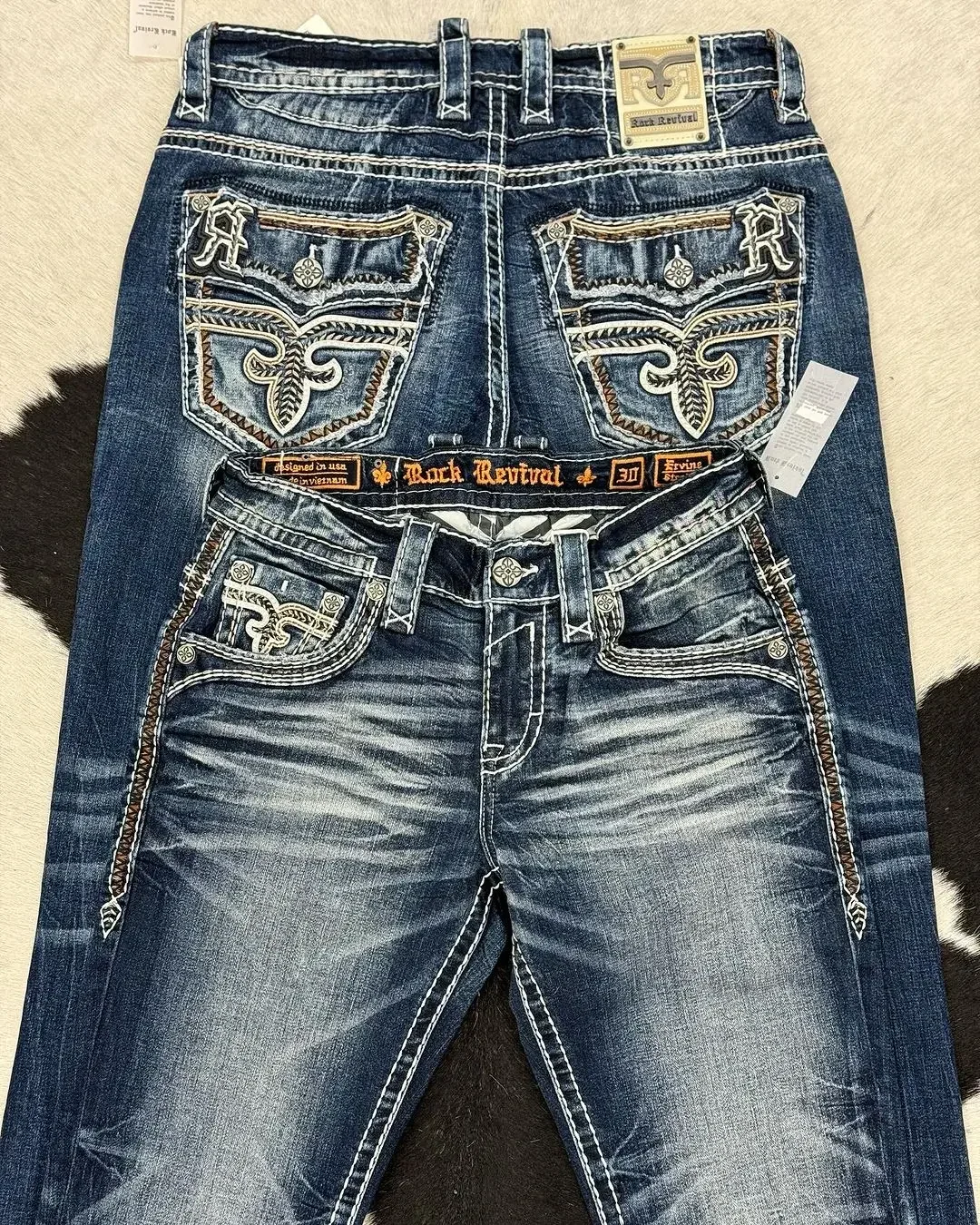 Y 2K Jeans Vrouwen Blad Laarsjes American Street Retro Borduurwerk Losse Casual Jeans Hoge Taille Wijde Pijpen Gewassen Straat Casual Broek